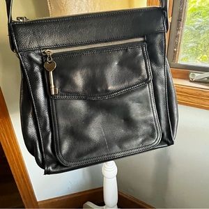 Fossil Black Leather Purse